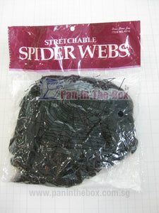 Stretchable Black Spider Webs
