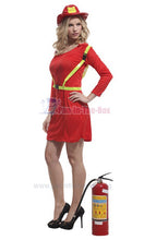 Load image into Gallery viewer, Female Fireman Costume
