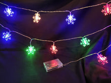 Load image into Gallery viewer, Snow shape fairy lights for decoration
