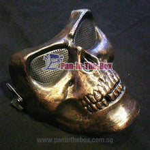 Load image into Gallery viewer, Bronze Skull Mask
