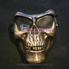Load image into Gallery viewer, Bronze Skull Mask
