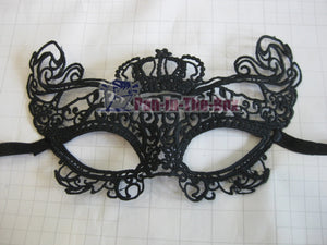 Pretty Soft Lace Masquerade Mask Black